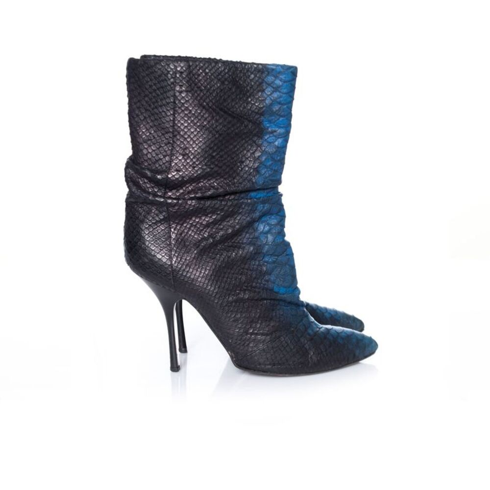 Giuseppe Zanotti Python Leather Half Boots - image 4